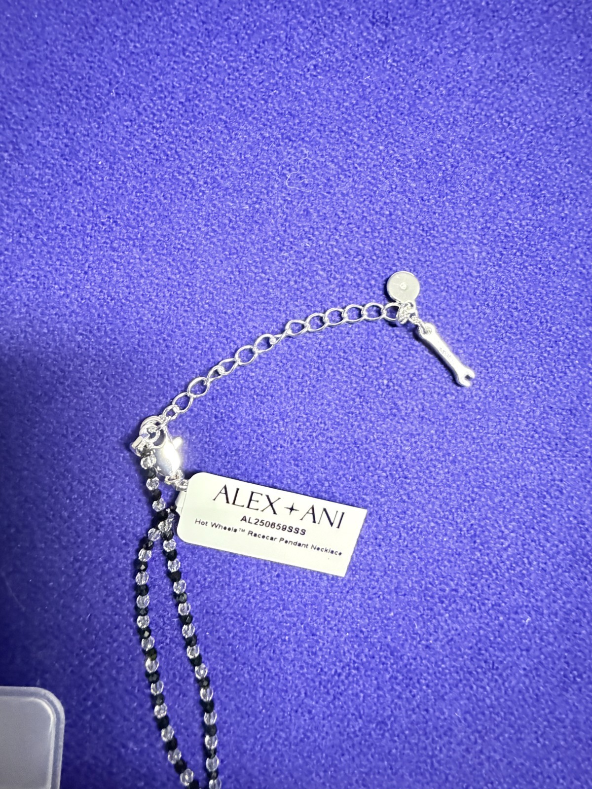 Alex and Ani Hot Wheels Racecar Pendant Necklace New
