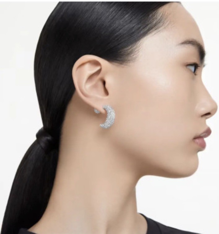SWAROVSKI Sublima Luna Moon drop earrings Rrp £169.00 5666179 + bag💕❤️
