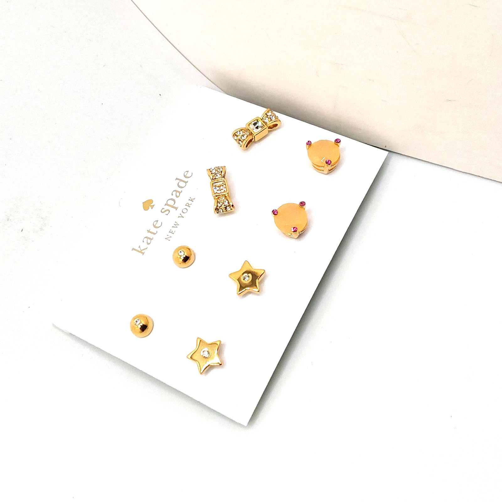 Kate Spade New York Four Beautiful Assorted Pairs Stud Earrings