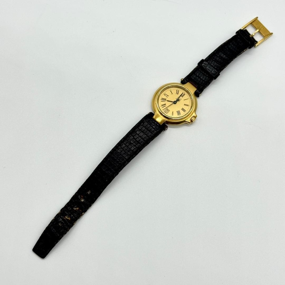 Dunhill Millennium Date Watch Gold Dial Working