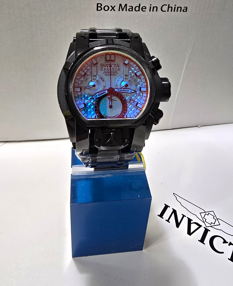 Invicta 26257 Coalition Forces Reserve Bolt Zeus, 52mm, Swiss Ronda 5040.D