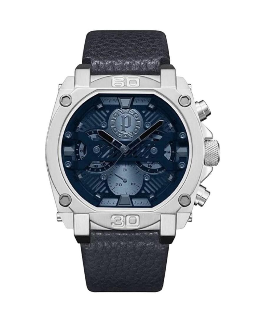 POLICE Men Analog Quartz Casual Watch Classic Dress Blue Dial Waterproof Round 4