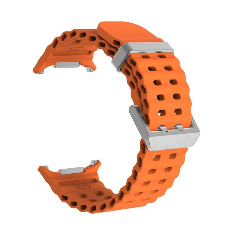 NO Gaps Strap For Samsung Galaxy Watch Ultra 47mm/Ultra 2025 Sport Silicone Band