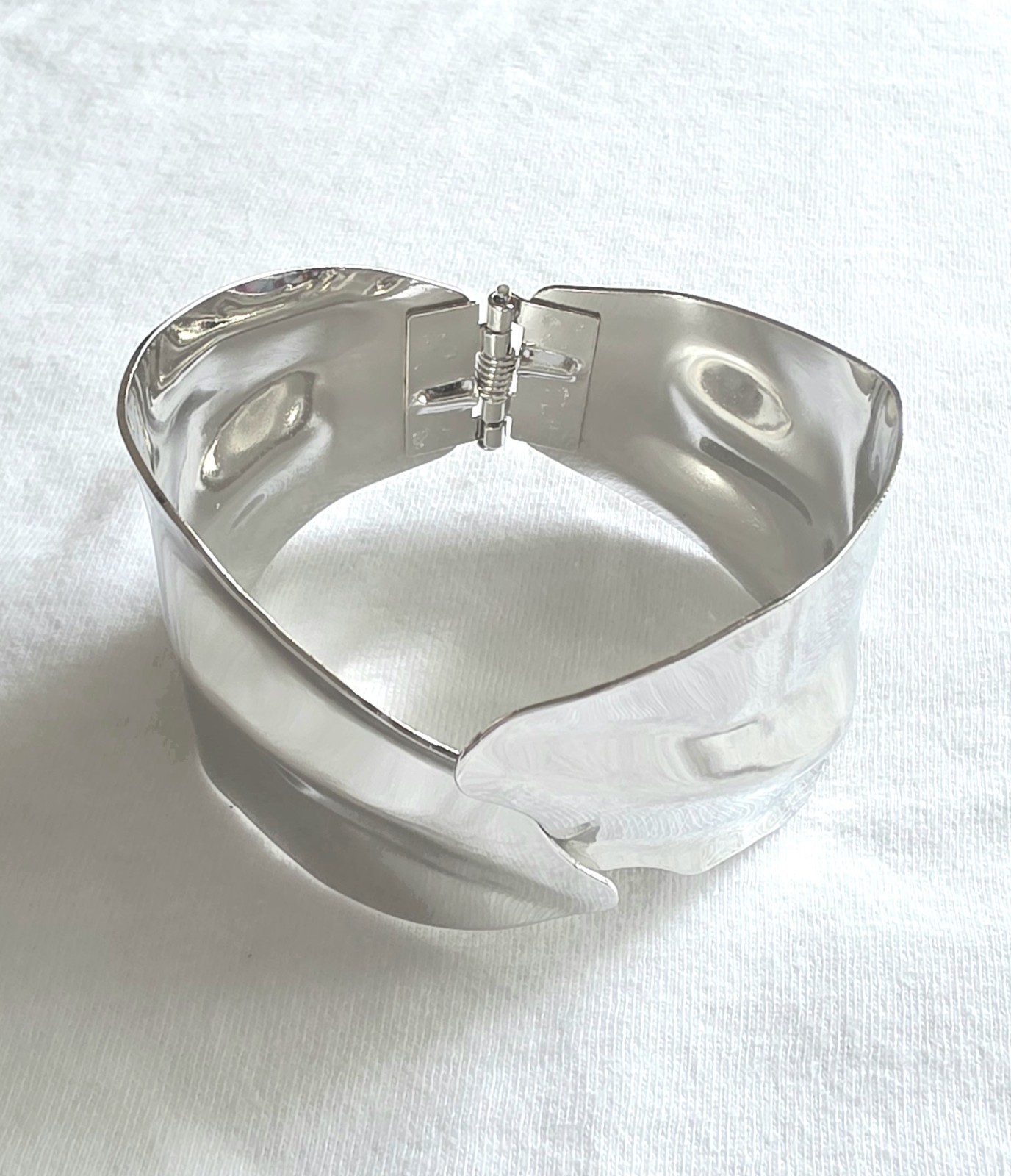 Geometric Wide Bracelet Women Multilayer Bangle Punk Cuff Wrap Hip Hop Band