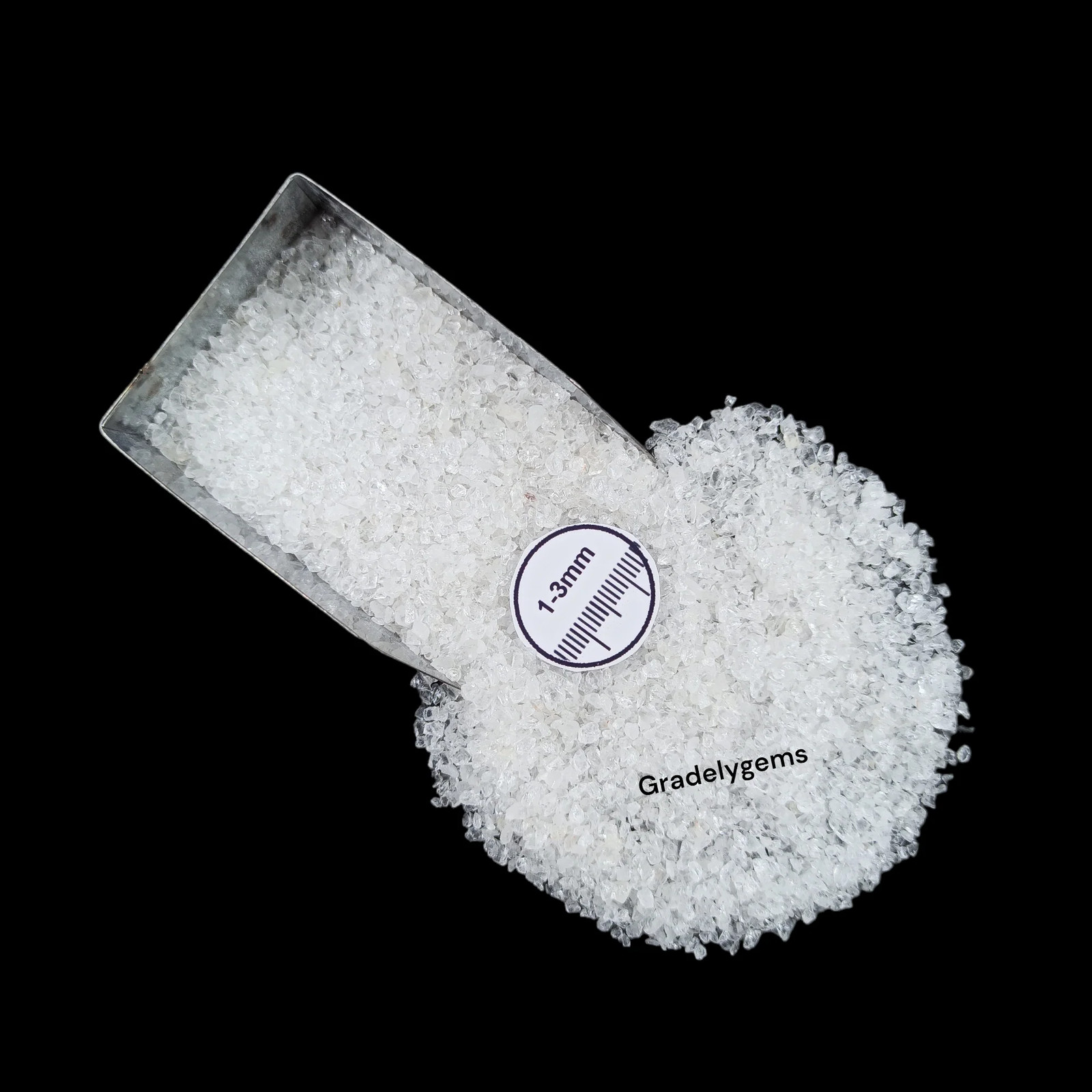 Crystal 1-3mm Gemstone Granules for Craft Bottles Inlay