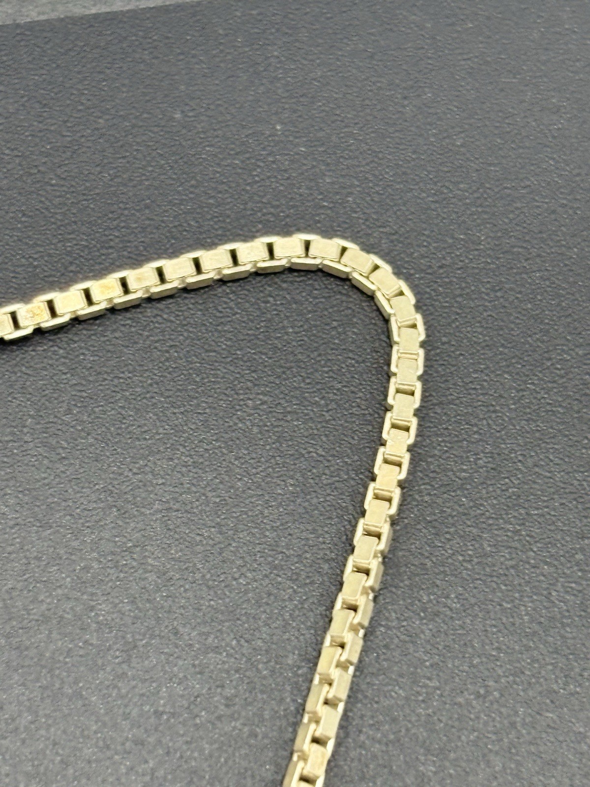 Vintage 20″ Sterling Silver Box Chain Necklace 1.7MM 8.8 Grams E20