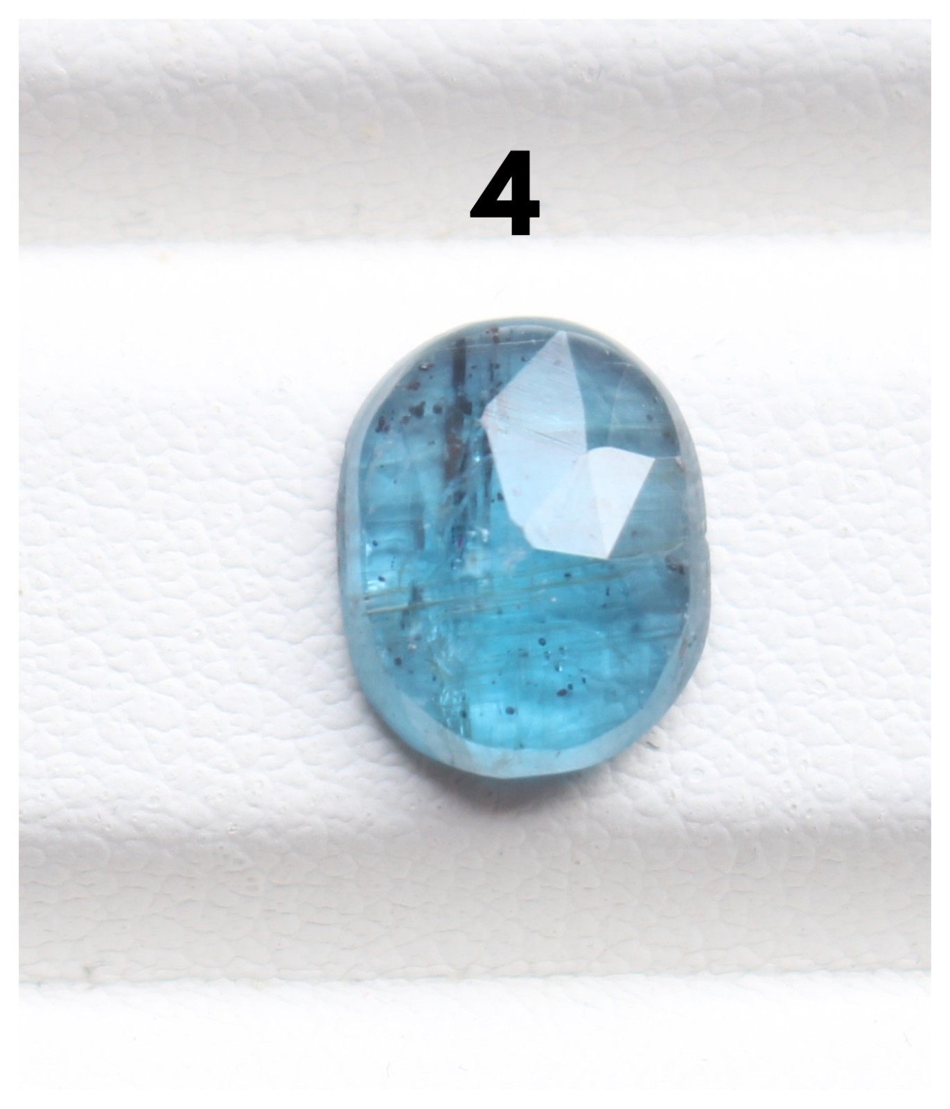 Natural Blue Kyanite Rose Cut Faceted Cabochon Pear Oval Loose Gemstone Lot New