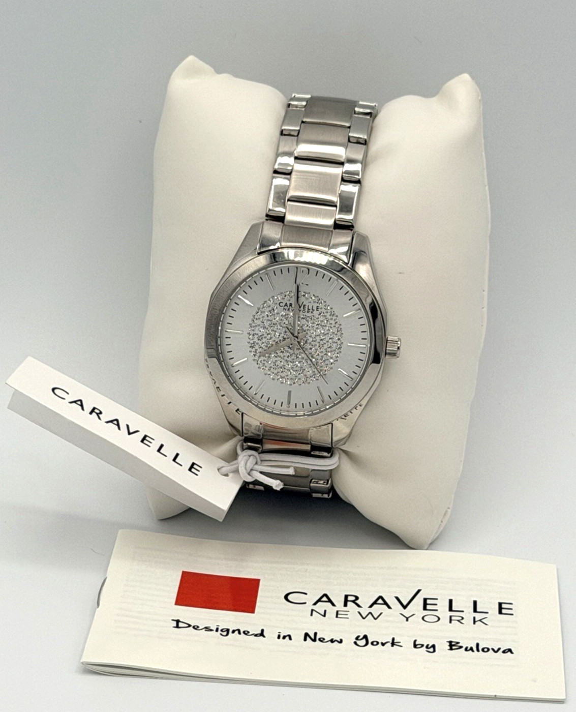 Caravelle New York by Bulova Women’s Analog Quartz Silver Watch 43L179 New