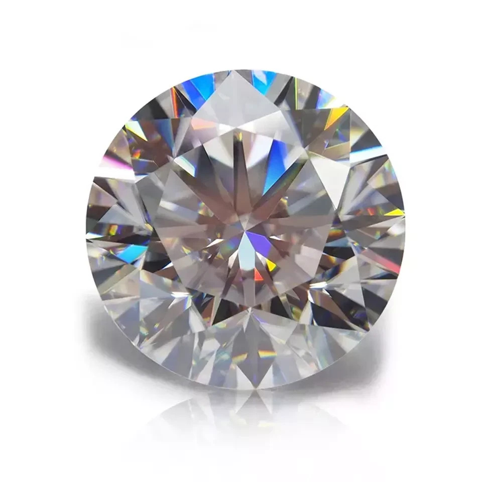 GRA Certified Loose Moissanite Round Stones VVS1 All Sizes from 4mm to 15mm