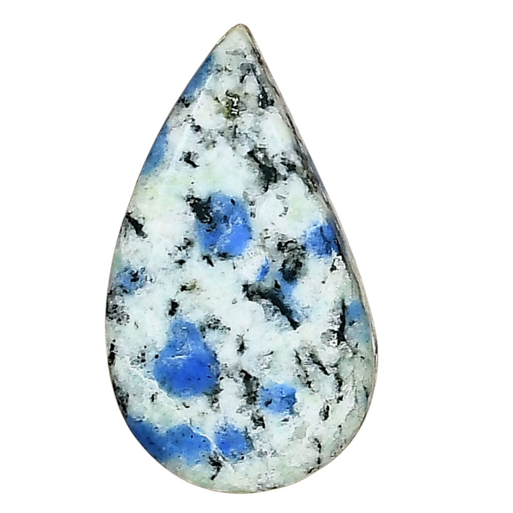 Natural K2 Blue – Azurite In Quartz 27.93x16x4.7 mm Fancy Gemstone LS03456-57