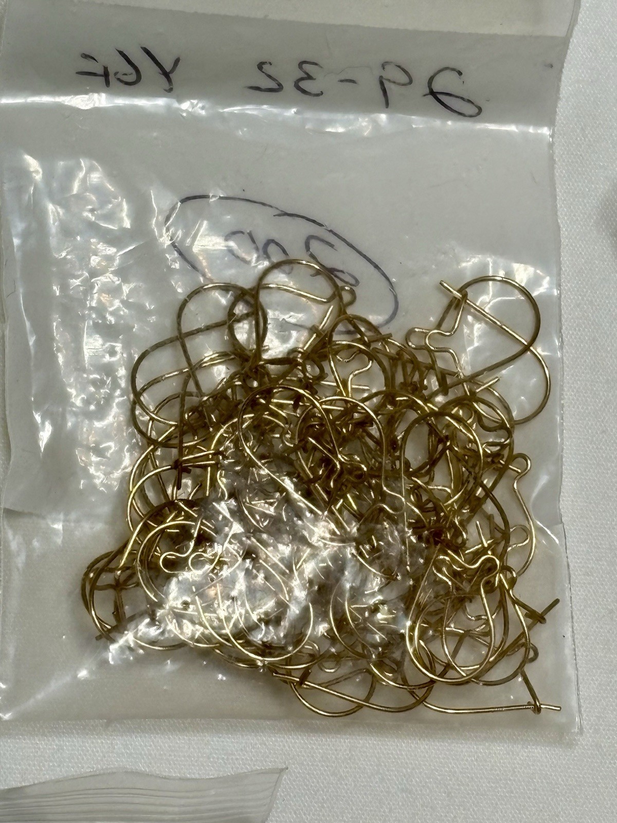 Jewelry Findings Lot Mixed Metal Multicolor Hoops, Earring Hooks & Omega Backs