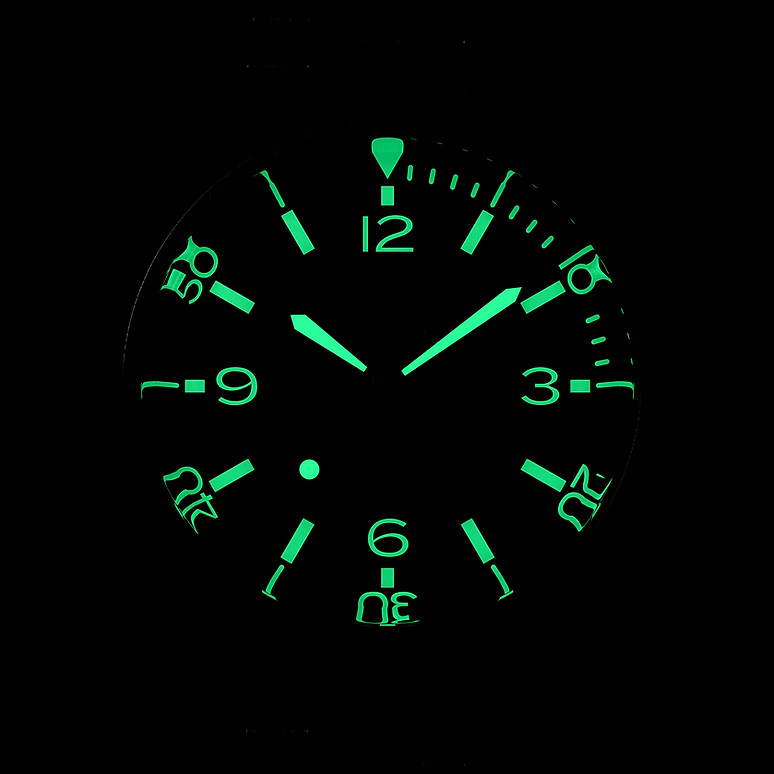 KUOE Kyoto SOMBRERO 90-011 Automatic Gradation Green Linen Dial From Japan NEW