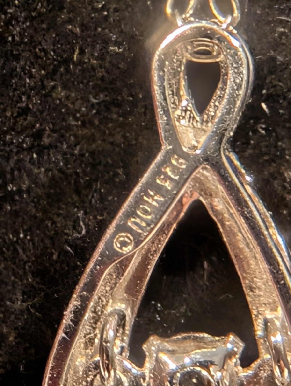 Designer Hou Sterling Silver Floating Diamond Infinity Pendant Necklace 925