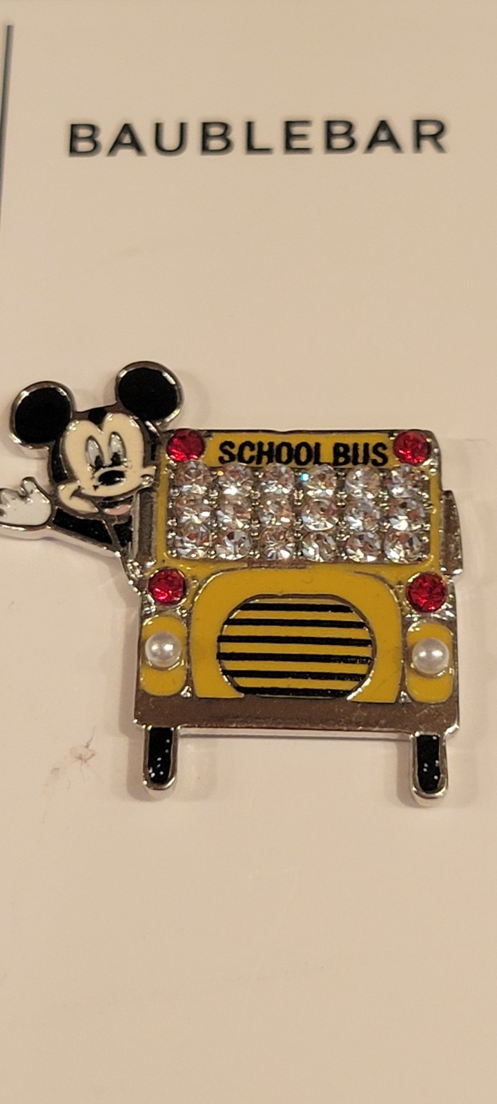 Disney Mickey Mouse Earrings Teacher School Bus Driver Gift Baublebar NIB