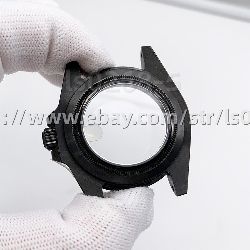 Watch Case 40mm Sapphire Crystal Fits 8215 NH35 Movement