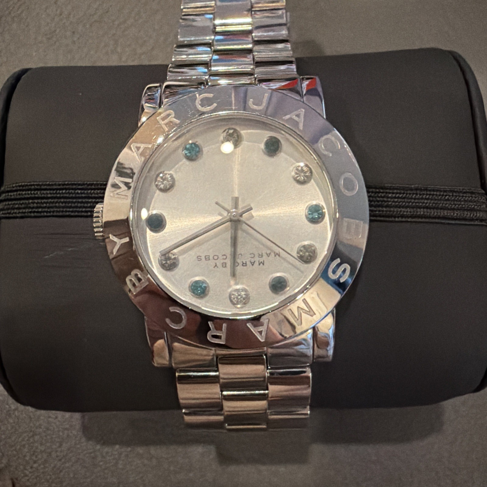 Marc by Marc Jacobs MBM3140 Stainless Steel Crystal Watch 35mm Box Manual