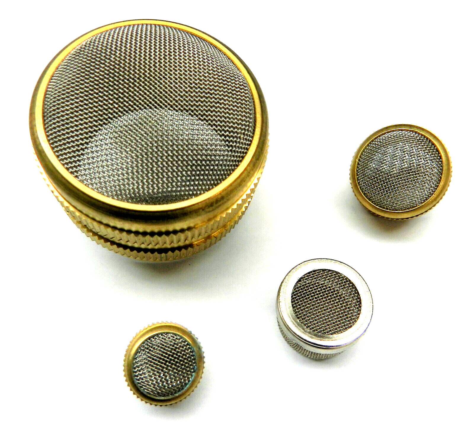 Ultrasonic Cleaning Baskets Set of 4 Mesh Baskets Jewelry Watch 16, 25, 20, 50mm