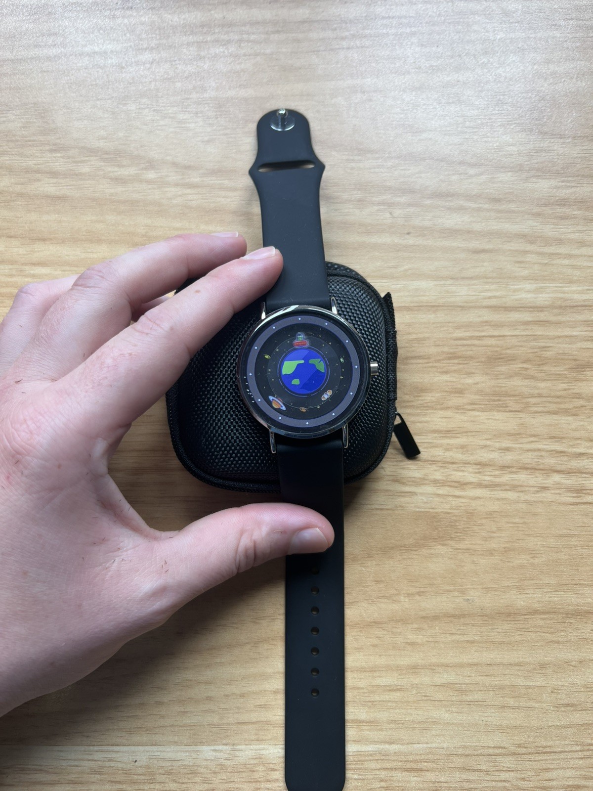 Novelty Watch. Alien Space Solar System Watch. Unisex Quartz.