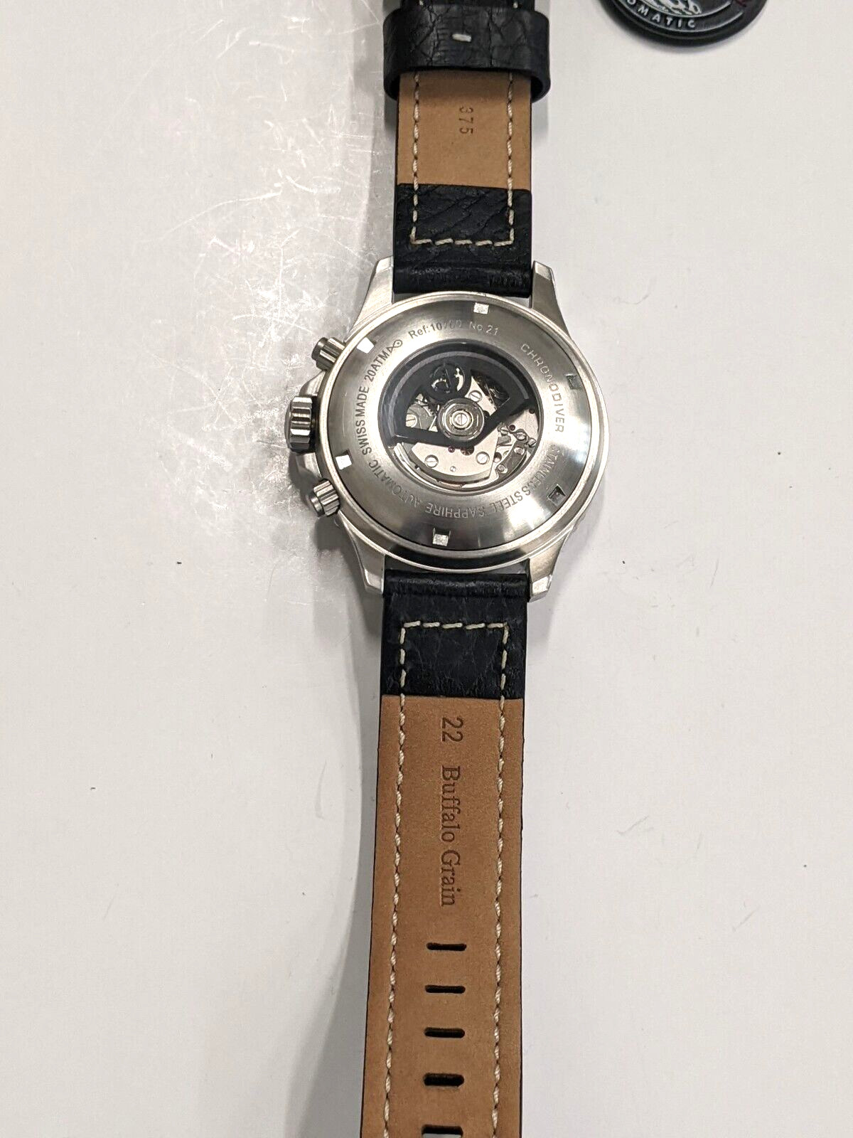 Ernst Benz Chronodiver Watch White Dial 47mm Automatic Retail: $5,800 Preowned