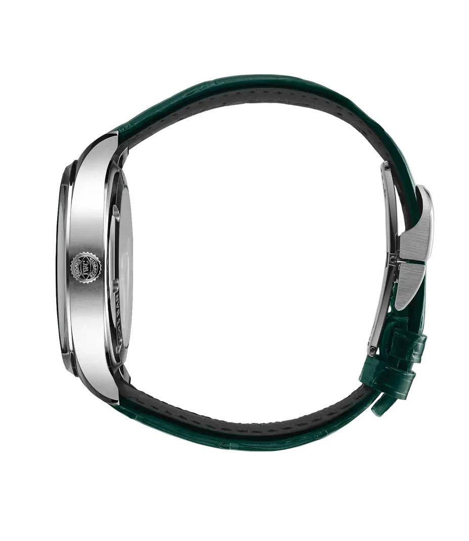 New IWC Portugieser Automatic 40 Green Dial Green Crocodile Strap Watch IW358310