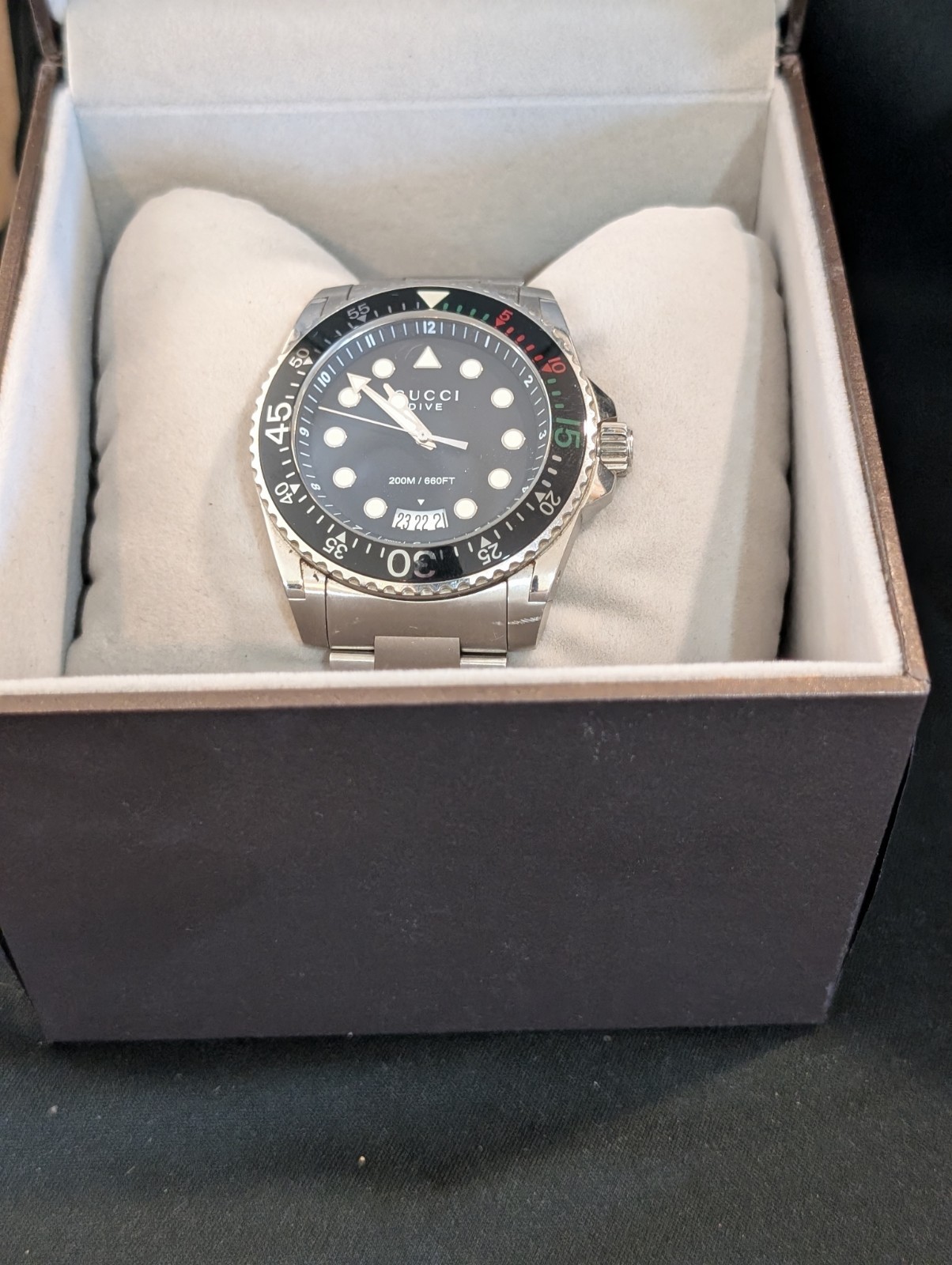 Gucci Dive Black Men’s Watch – YA136206
