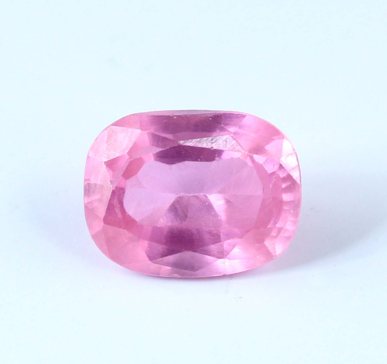 Srilankan Natural Pink Spinel 10.45 Ct/12 mm Cushion Gemstone Certified T36524