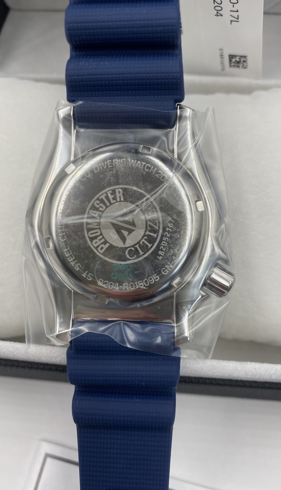CITIZEN PROMASTER NY0040-17L AUTOMATIC WINDING DIVERS Waterproof Men Watch Navy