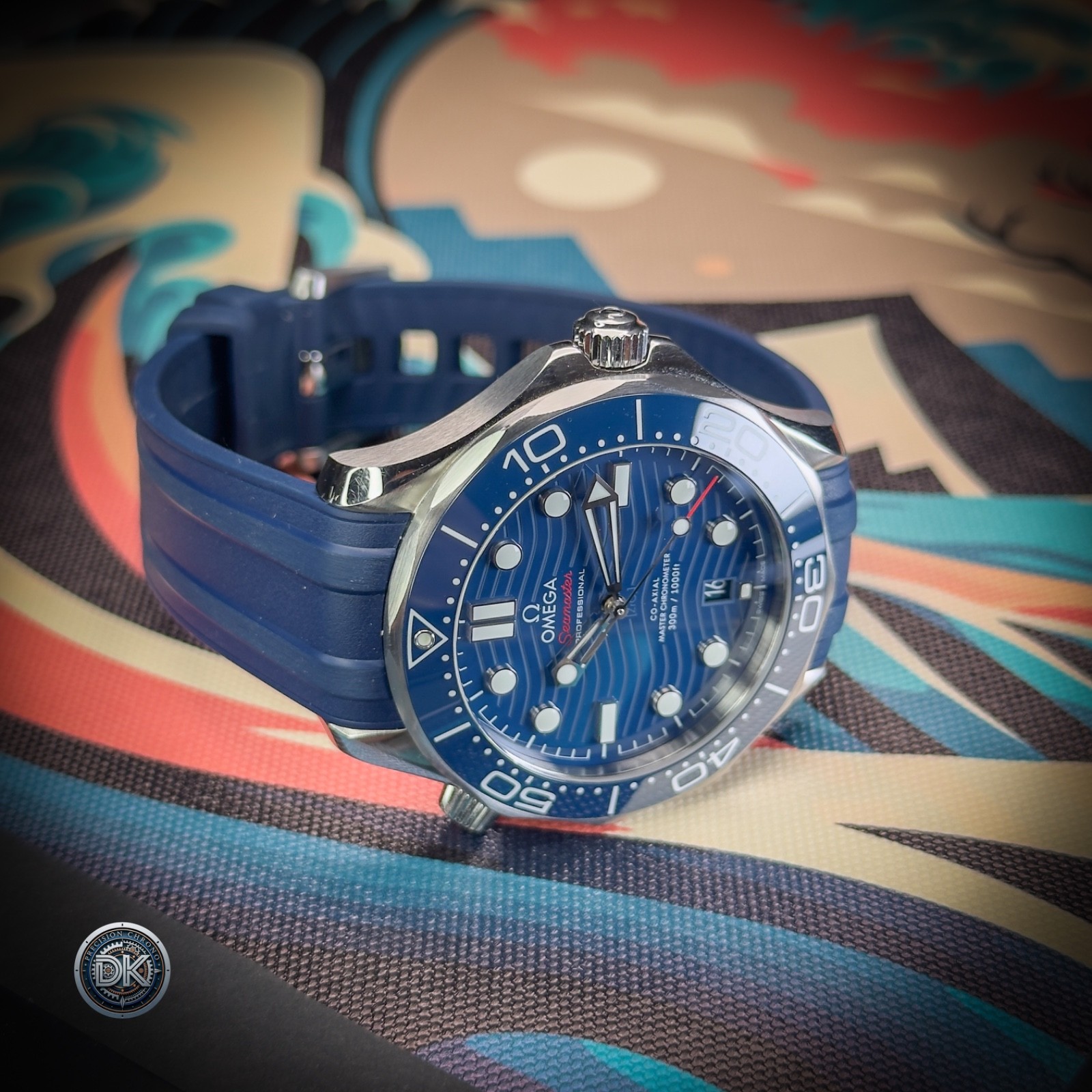 Omega Seamaster Diver 300M Blue Wave 210.32.42.20.03.001 FULL SET