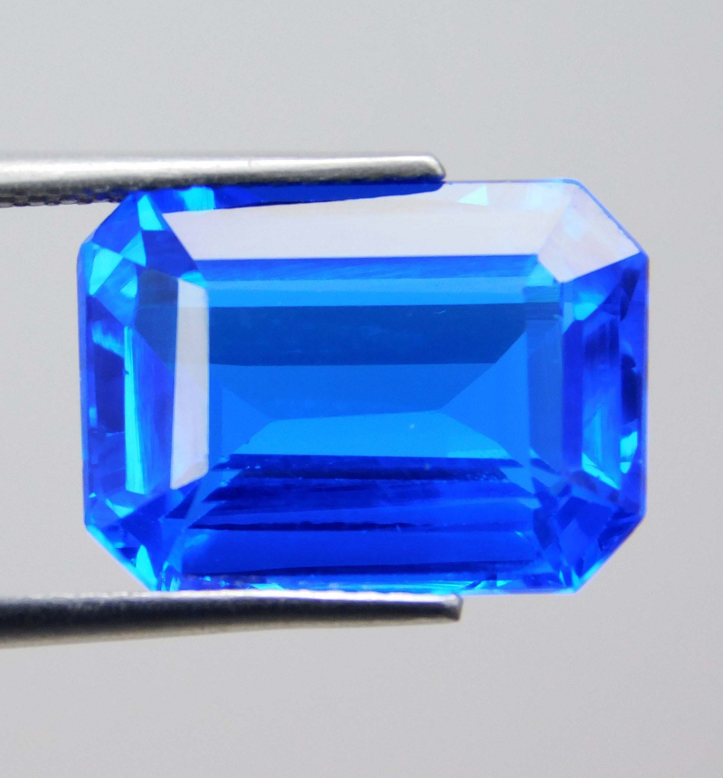 Top Quality Natural 9.85 Ct Cornflower Blue Spinel Ceylon Emerald Cut Loose Gems
