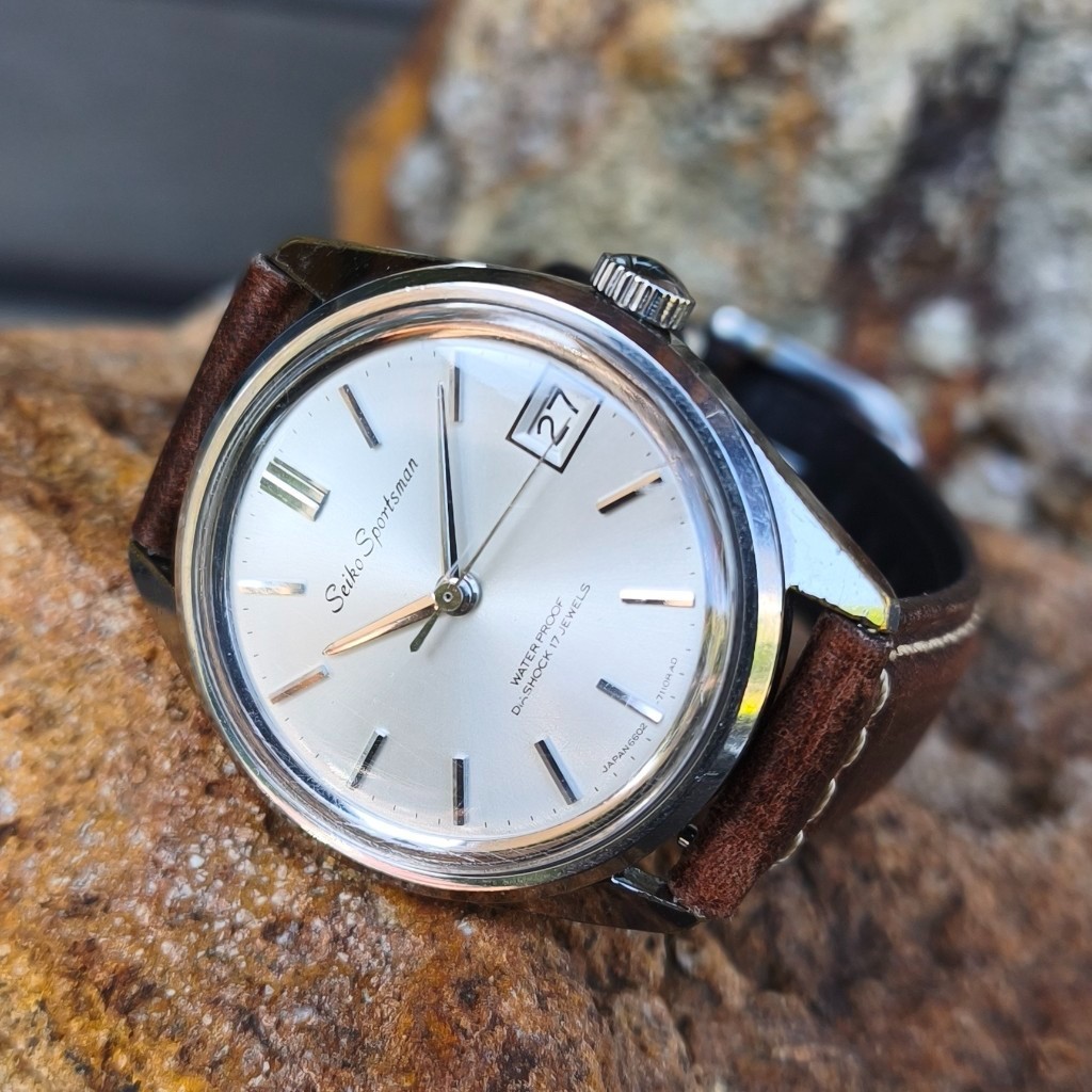 Vintage Seiko Sportsman 17 Calendar 6602-7030 Manual 1967 Serviced
