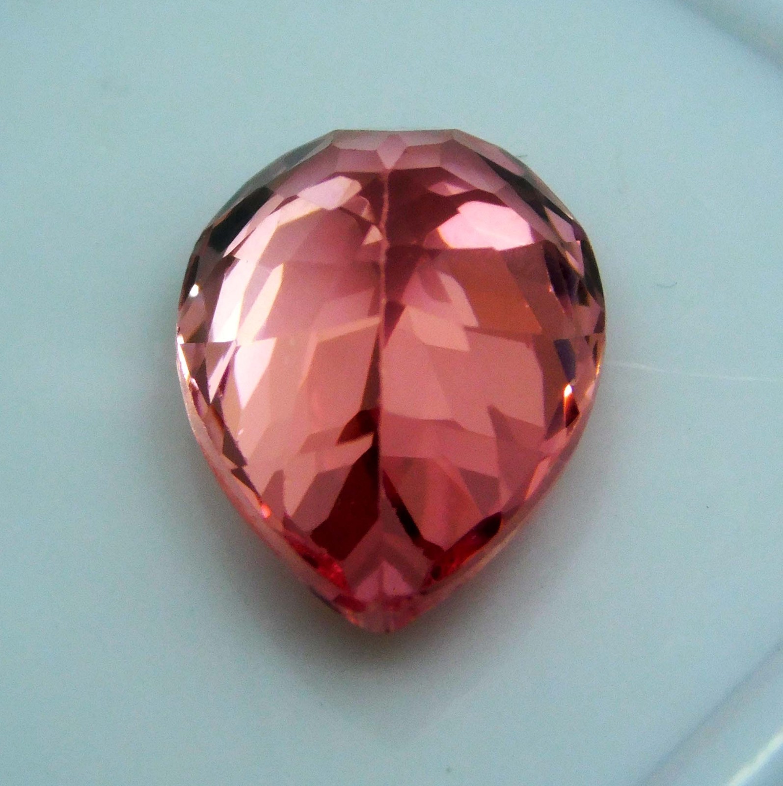 Certified 4.90 Ct Natural Padparadscha Sapphire Stunning Pear Cut Gemstone