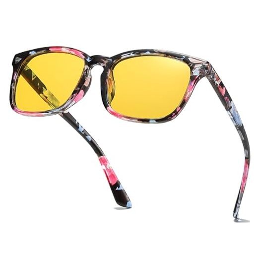 Night Driving Glasses Flower Frame Night Vision Glasses Night driving glasses