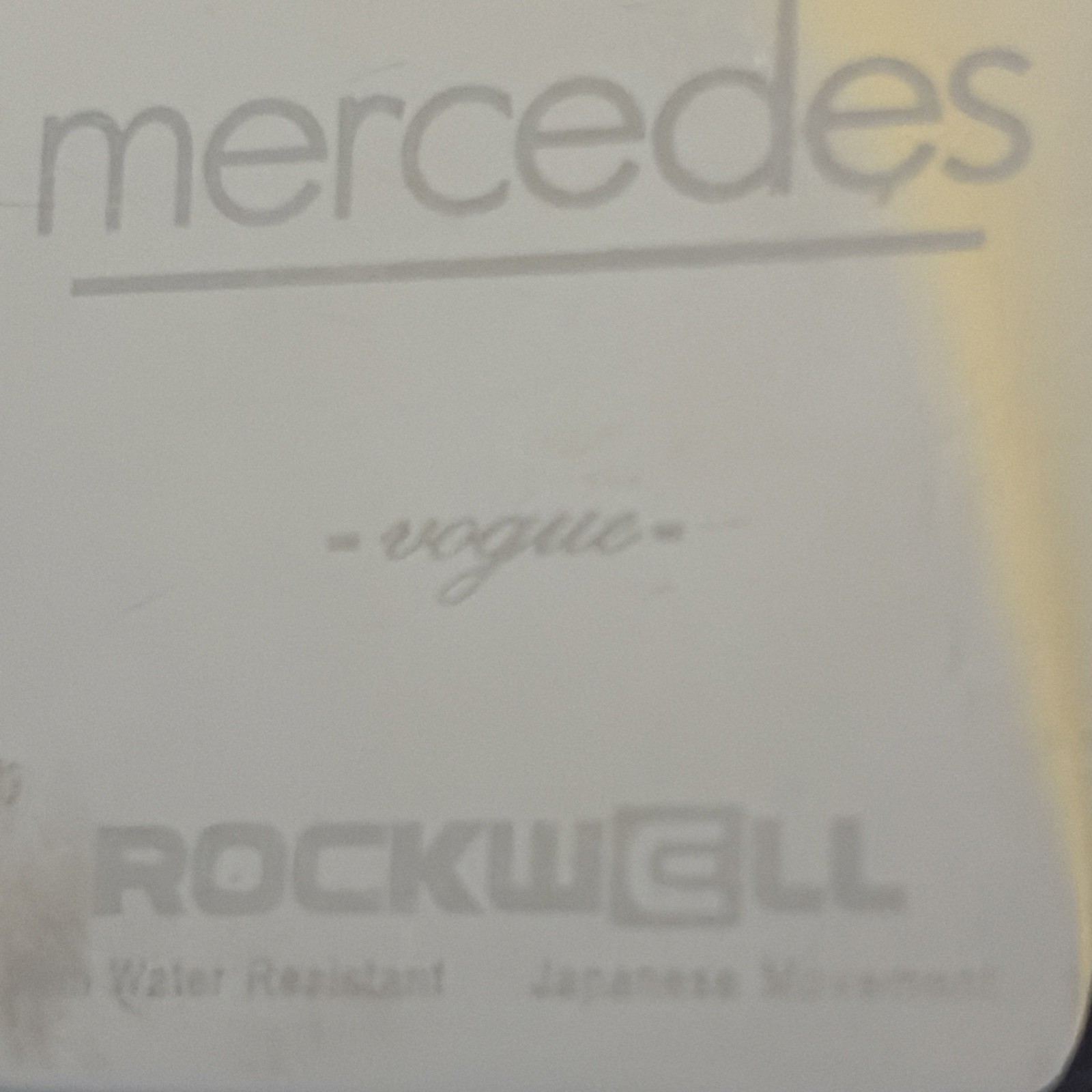 Rockwell MC118 Mercedes Ladies Watch, Black/Pink “New Battery “