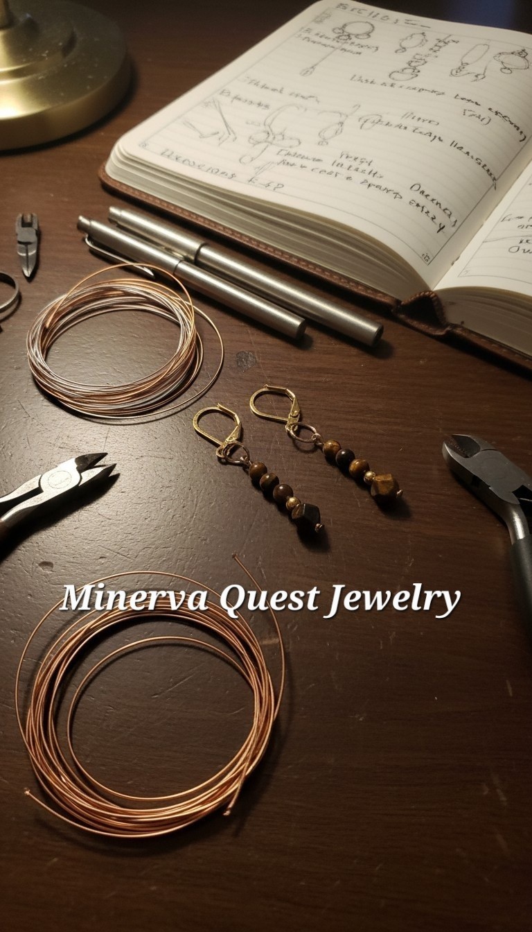Tiger’s Eye Multifaceted Accent Stone Earring #1594