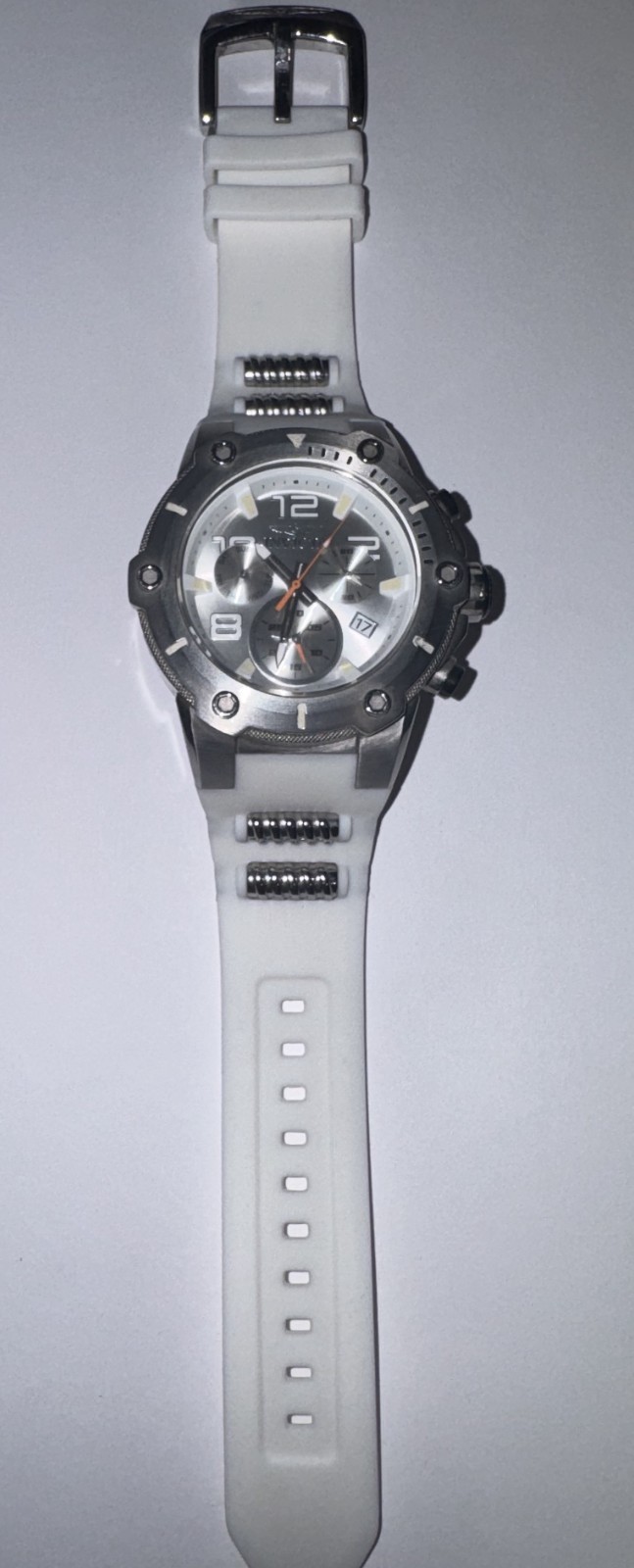 Invicta Men’s Speedway Quartz Stainless Steel and Silicone Casual Watch 51mm