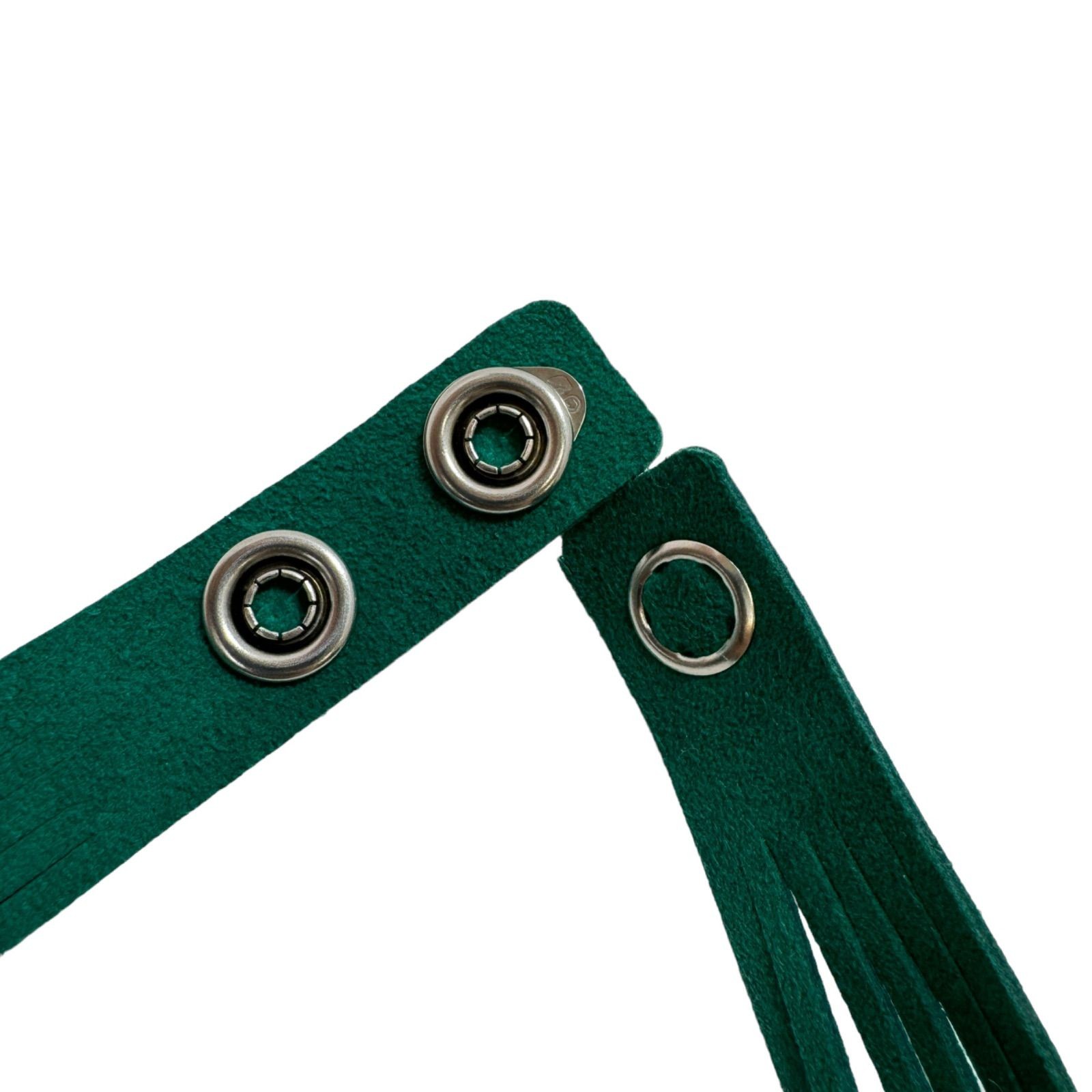 Swarovski Leather Bracelet 36cm Green Jewelry Used