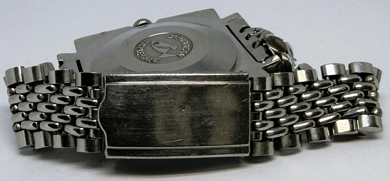 1960s Jenny Caribbean 1000m 706 Vintage Diver MONOBLOC Triple Safe BEZEL MISSING