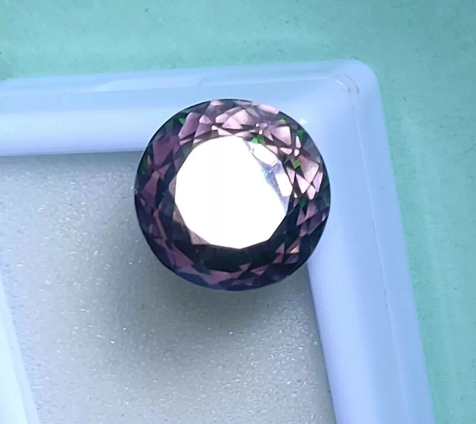 10.50 Ct+ Ceylon PITAMBARI Sapphire Bi-Color Certified Round Cut Loose Gemstone