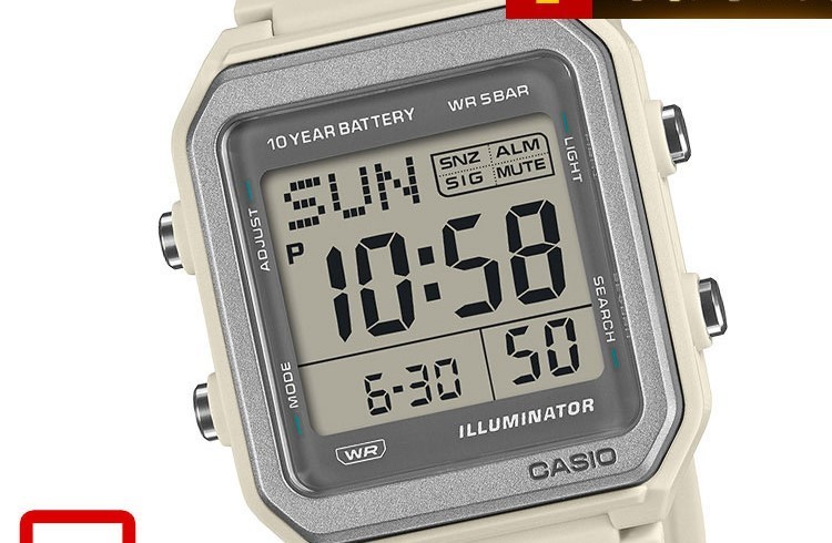 Casio W-221H-8AJF Collection Quartz Men’s Watch Gray Dial Digital From Japan