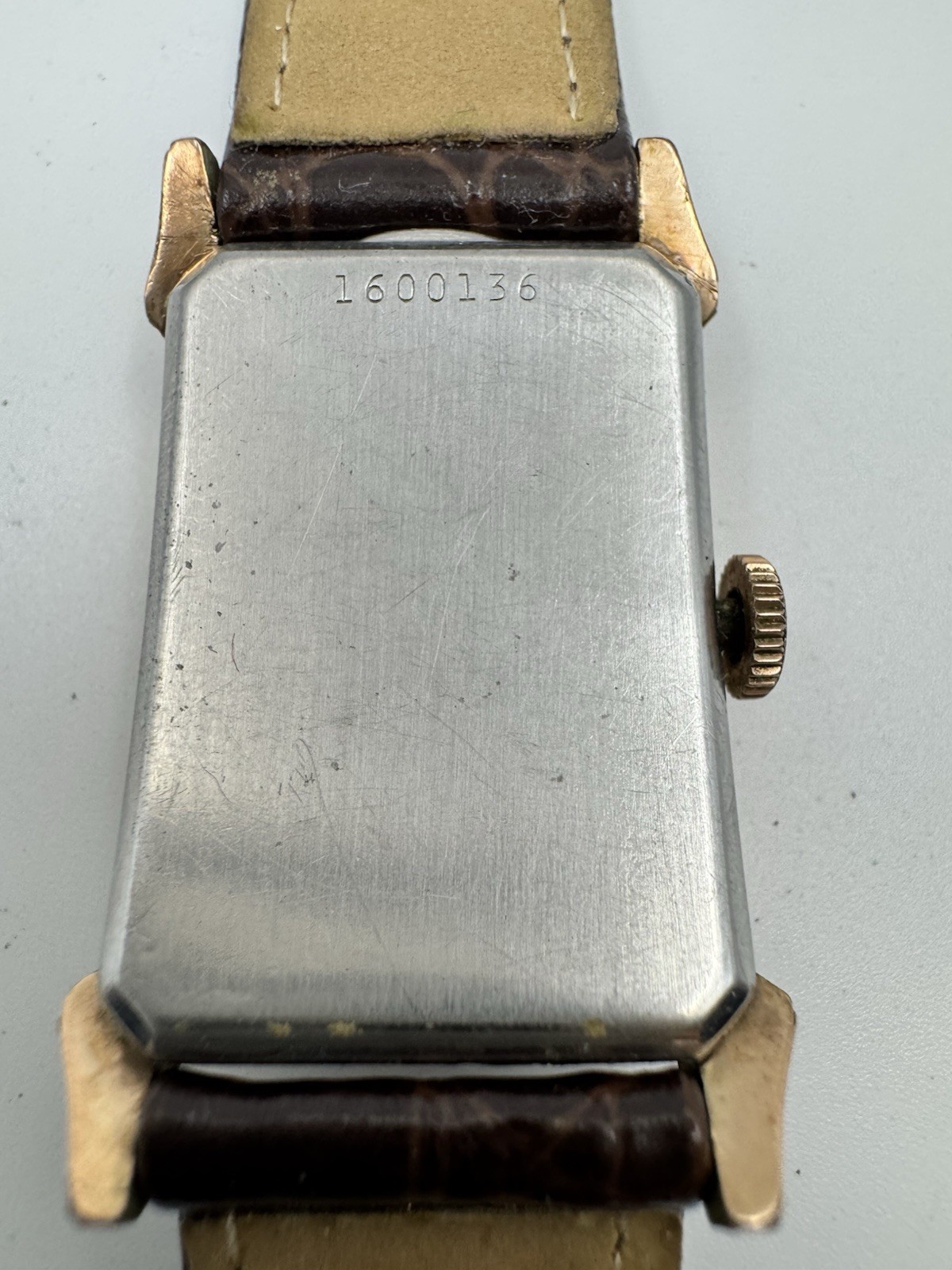 BULOVA Squadron 8AE HOODED LUG 14KT RoseGOLD FILLED 1940’S WATCH 17 JEWELS