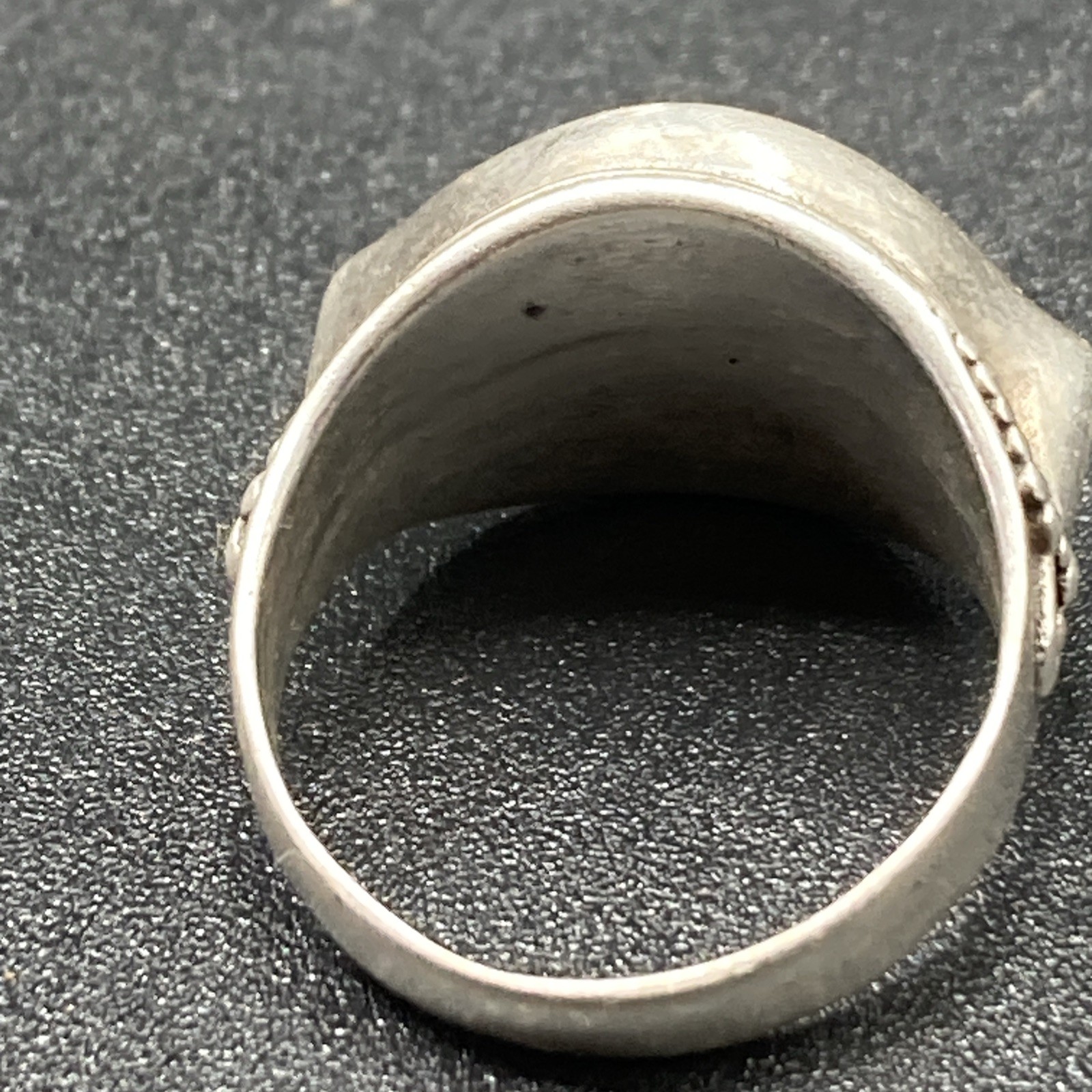 Vintage Sterling Silver 925 Eyeball Ring 7g SZ 9.5 – 1986 Made In London
