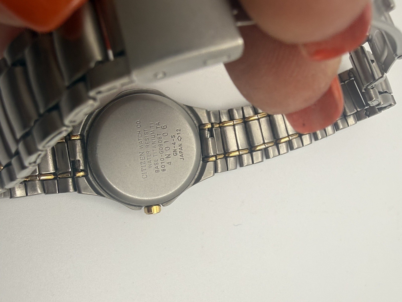Citizen Titanium Women’s Quartz Gray Dial Date Watch 6010-G08067 Japan Runs