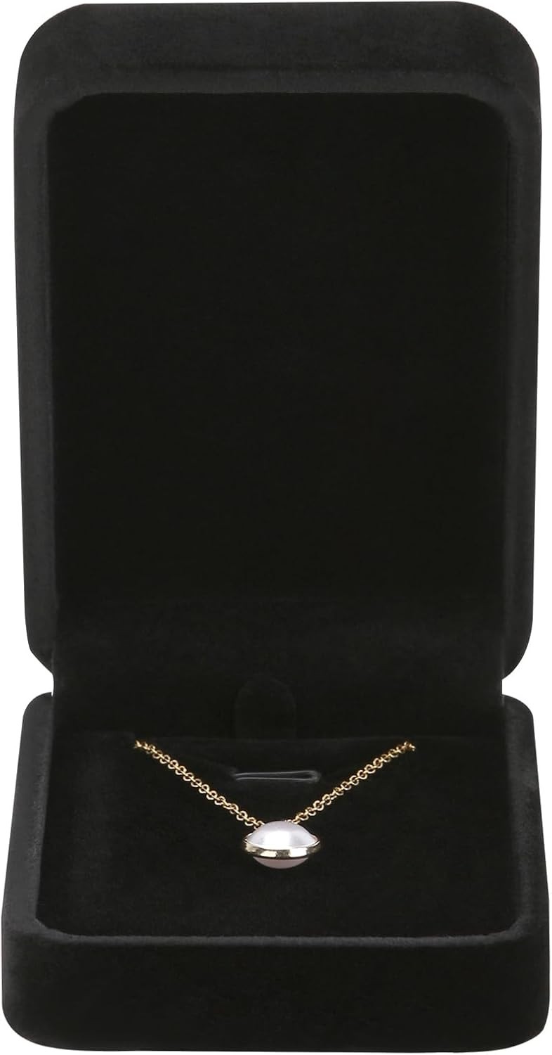 6 Pieces Velvet Jewelry Gift Boxes for Necklace Pendant Bracelet Ring Earring..