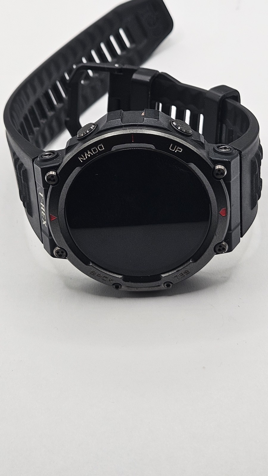AMAZfit T-Rex3 Black smart watch with charger