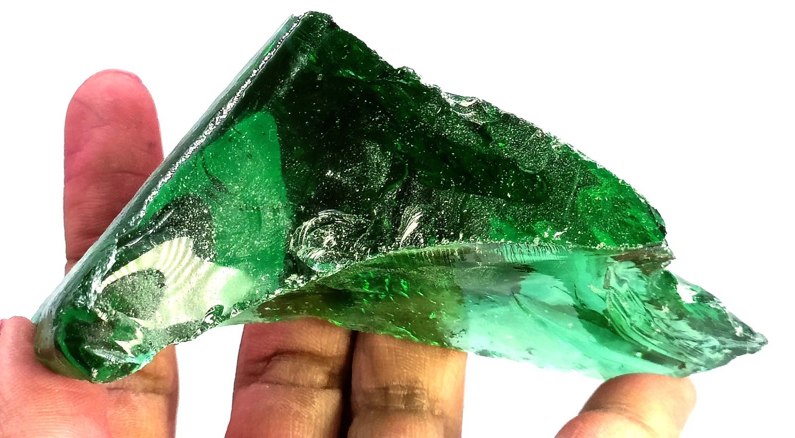 505.0 Ct Natural Green Emerald Rough EGL Certified Loose Gemstone 6MGR