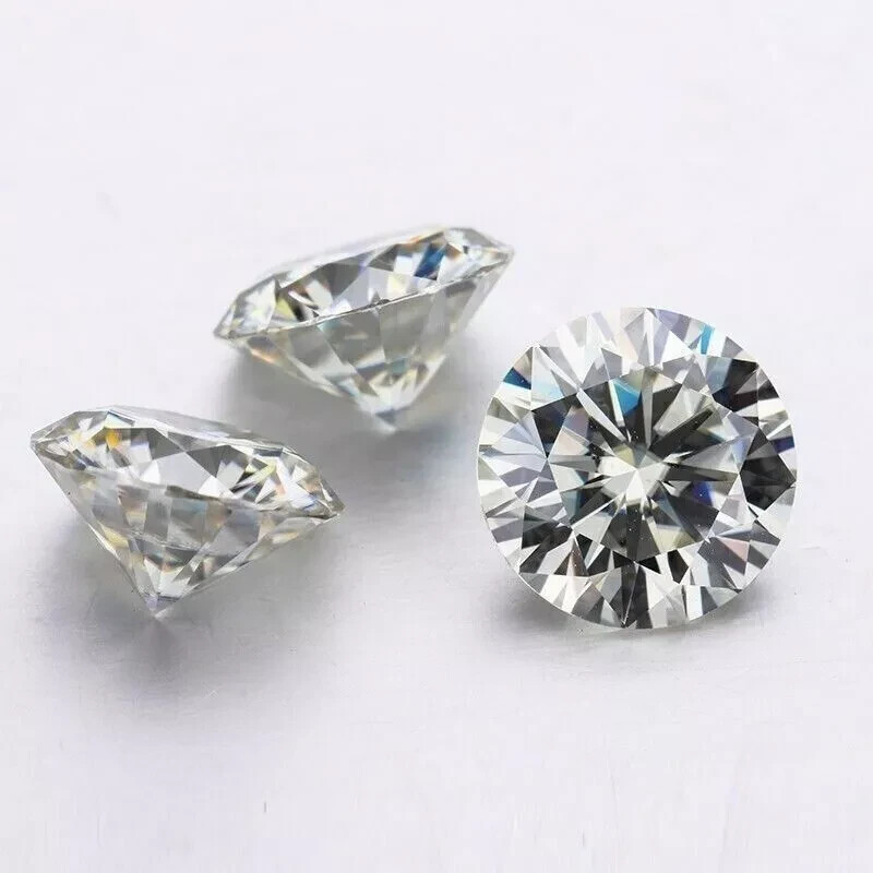 100 PCS Loose Lab Grown CVD Diamond 3.00 MM Round D Color, IF CLARITY Certified