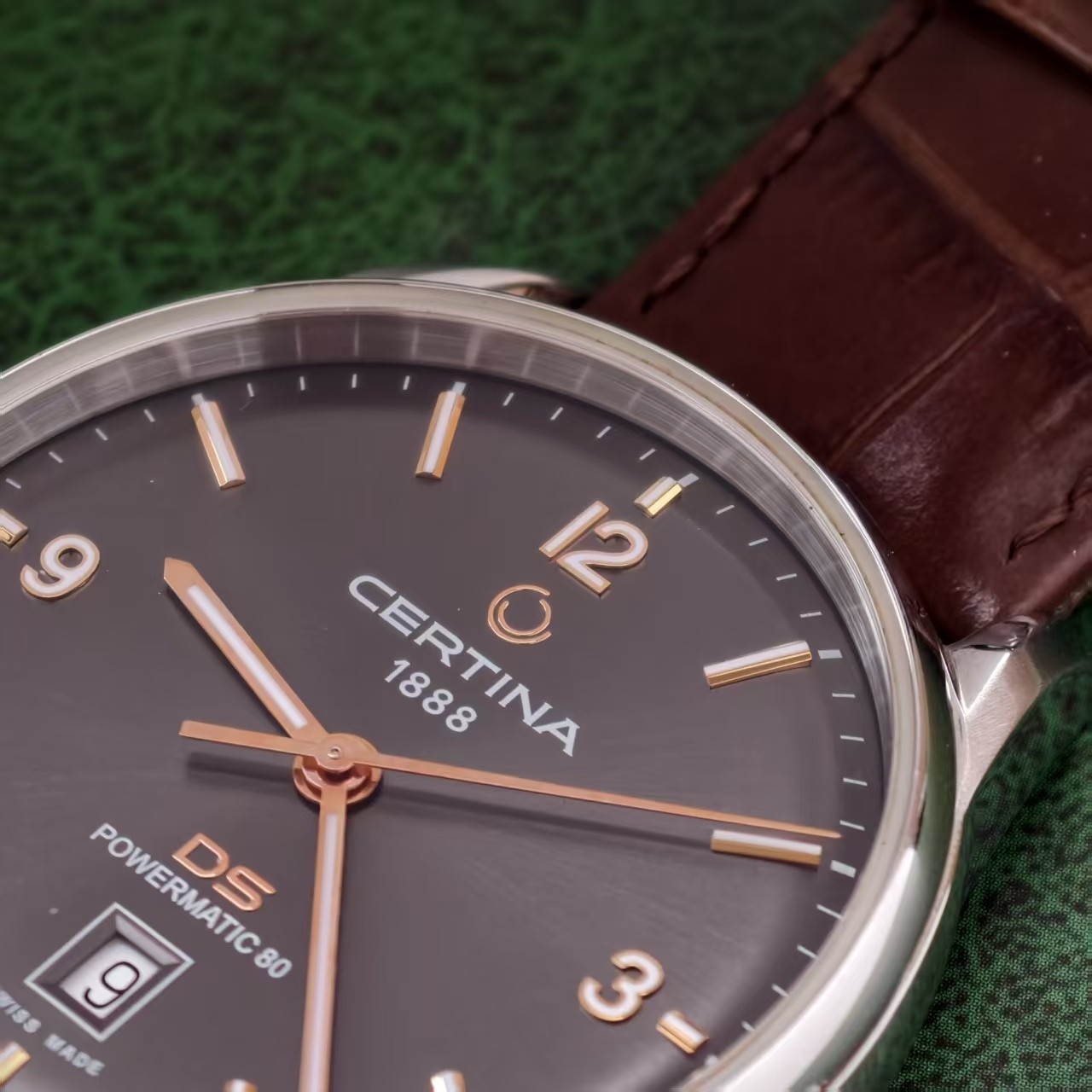 Certina Brown Dial DS Powermatic 80 C026407A Men’s Watch Automatic 39.7mm