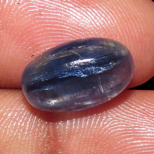 6.45 Cts. Natural Mind Blowing Blue Kyanite oval 08X13X05 MM Cabochon Gemstone