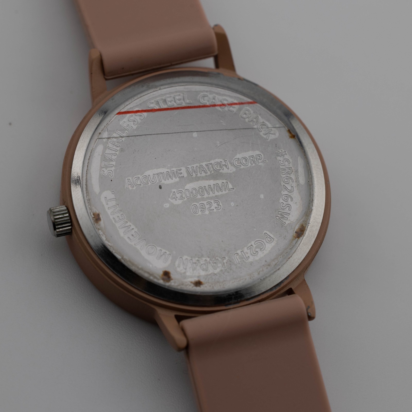 ACCUTIME WATCH CORP. 42000WML Quartz Women’s Watch New Battery