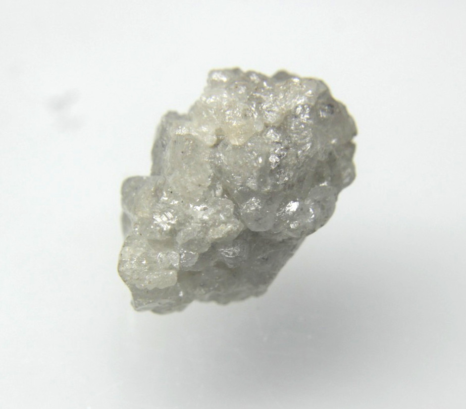 22.03CTS BIG RAW UNCUT GRAY WHITE ROUGH DIAMOND 20.50×12.50×11.05 MM